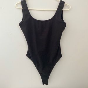 Basic black body suit